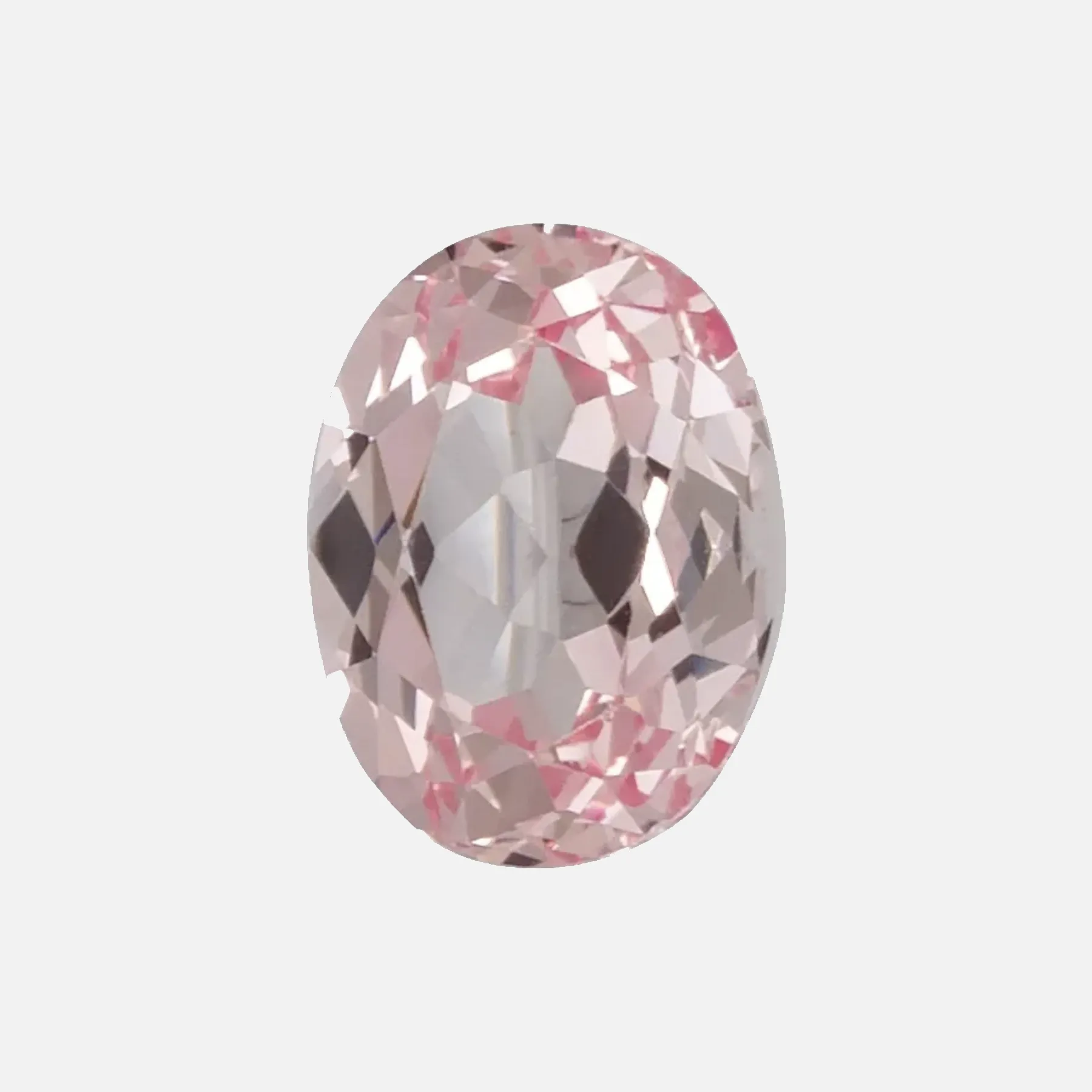 . Lab-grown Light Pink Sapphire