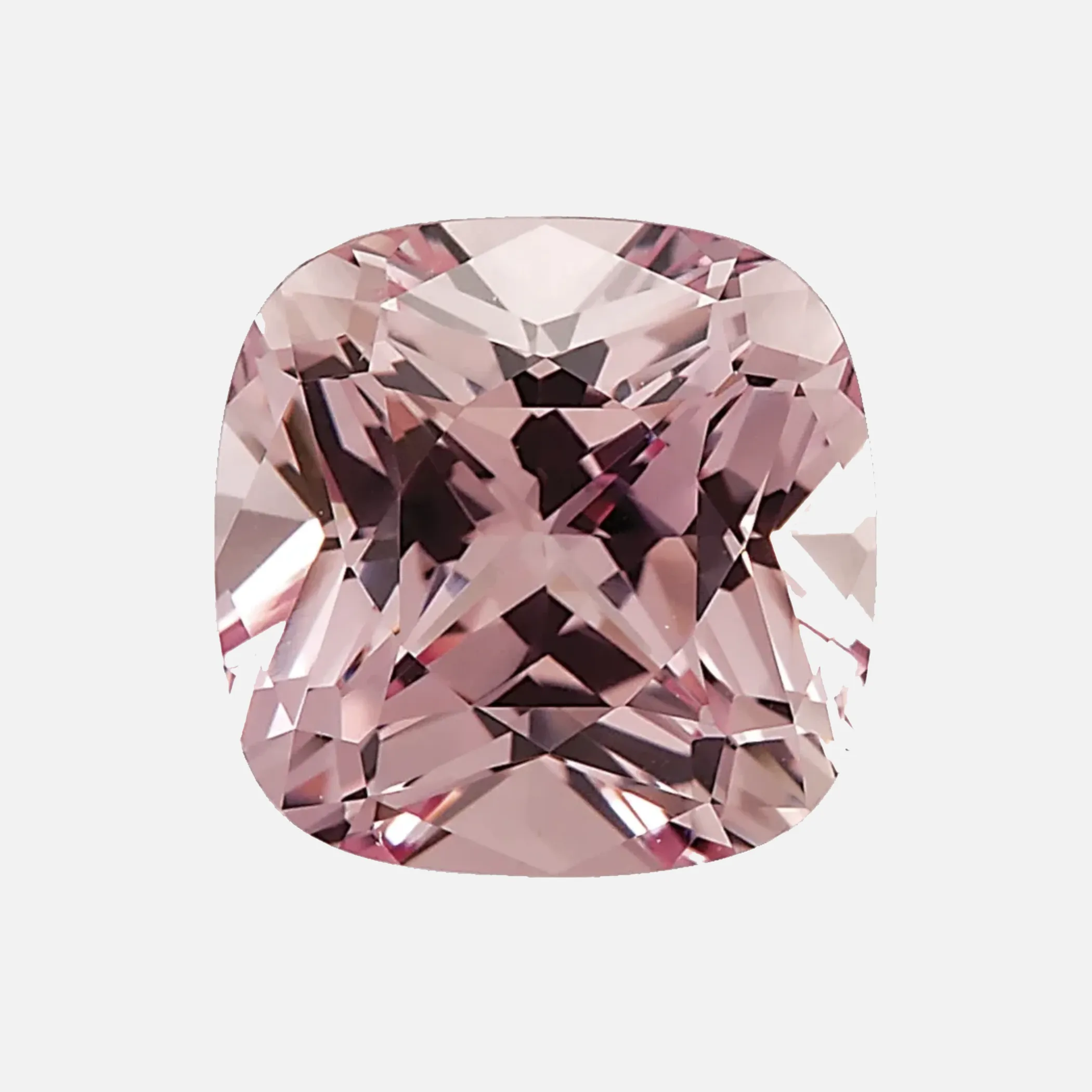 . Lab-grown Light Pink Sapphire