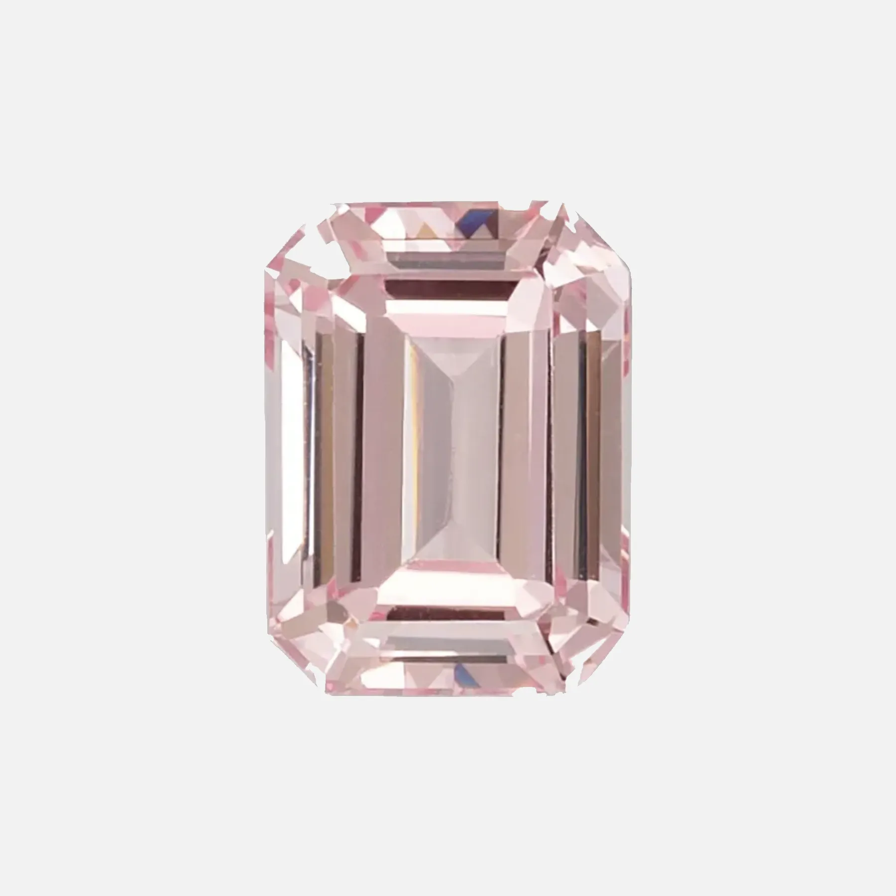 . Lab-grown Light Pink Sapphire