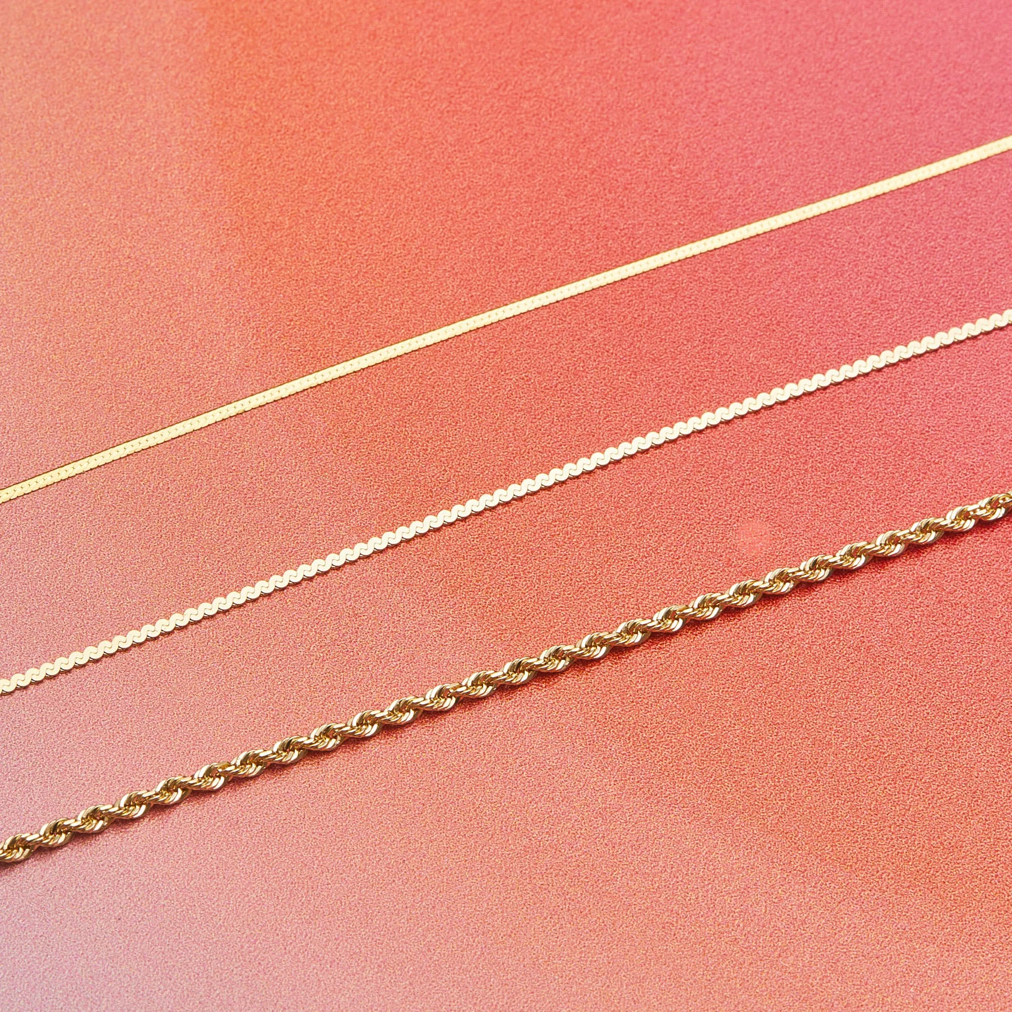 1.5mm Herringbone Necklace