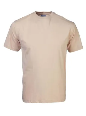 165G Crew Neck T-Shirt - Beige