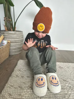 27 Kids Smiley Slippers