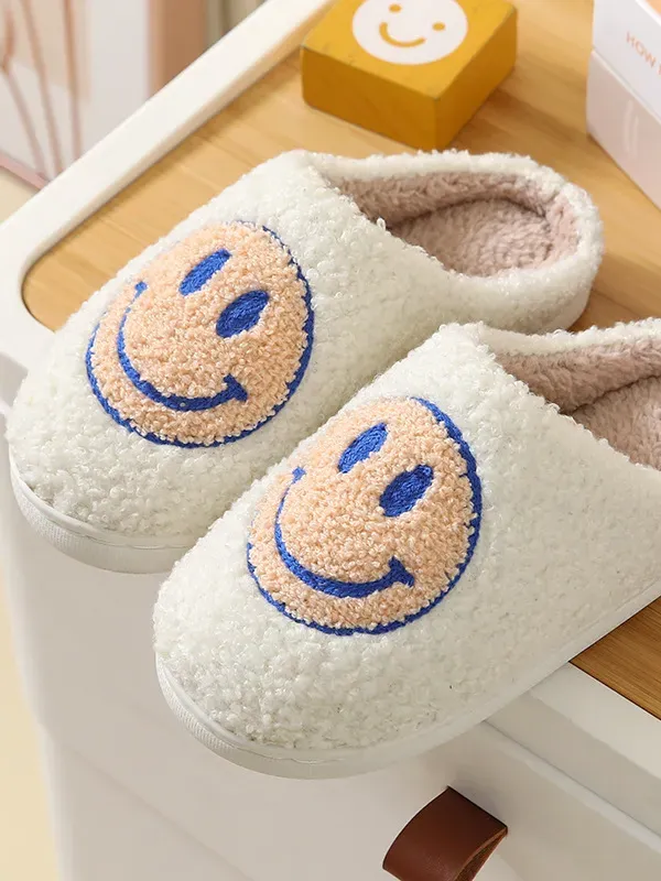 27 Kids Smiley Slippers