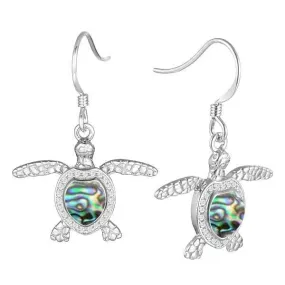 Abalone Hawaii Kai Honu Earrings