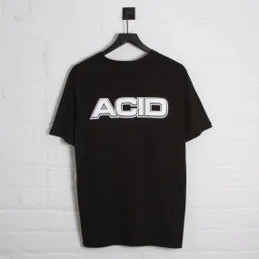 Acid Moto Back Print - Tshirt - Black