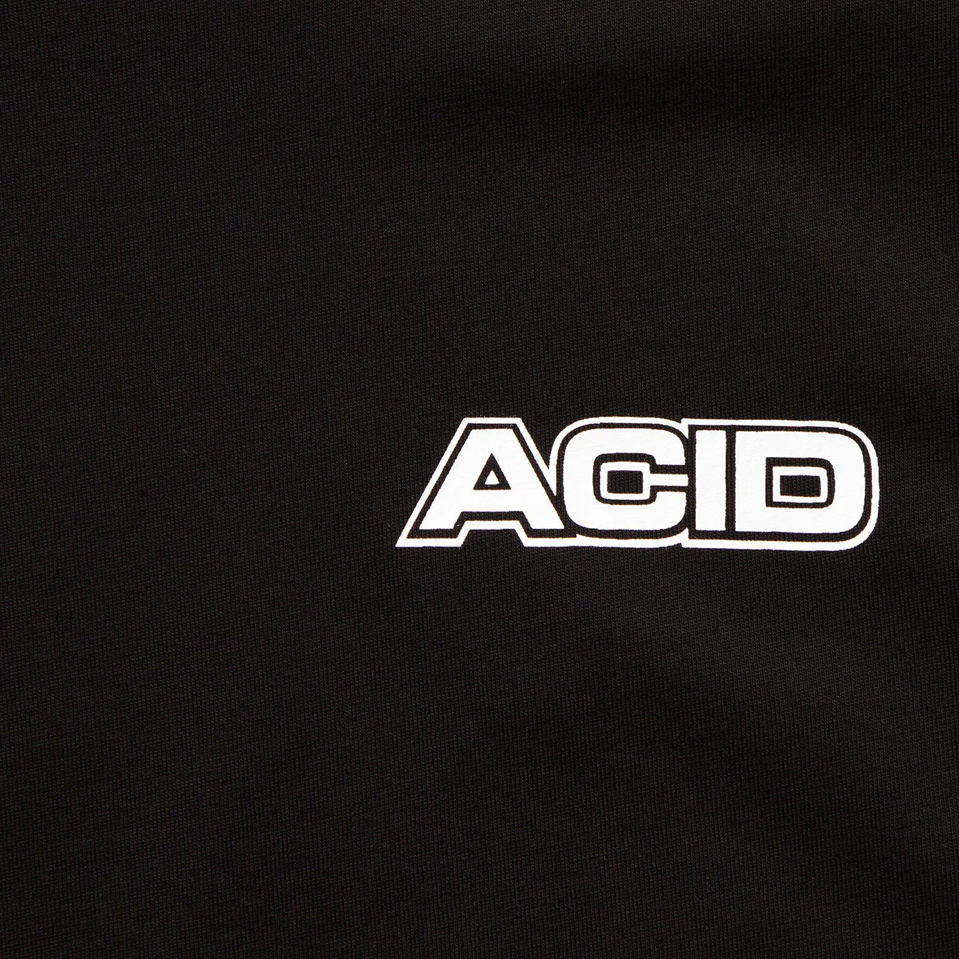 Acid Moto Back Print - Tshirt - Black