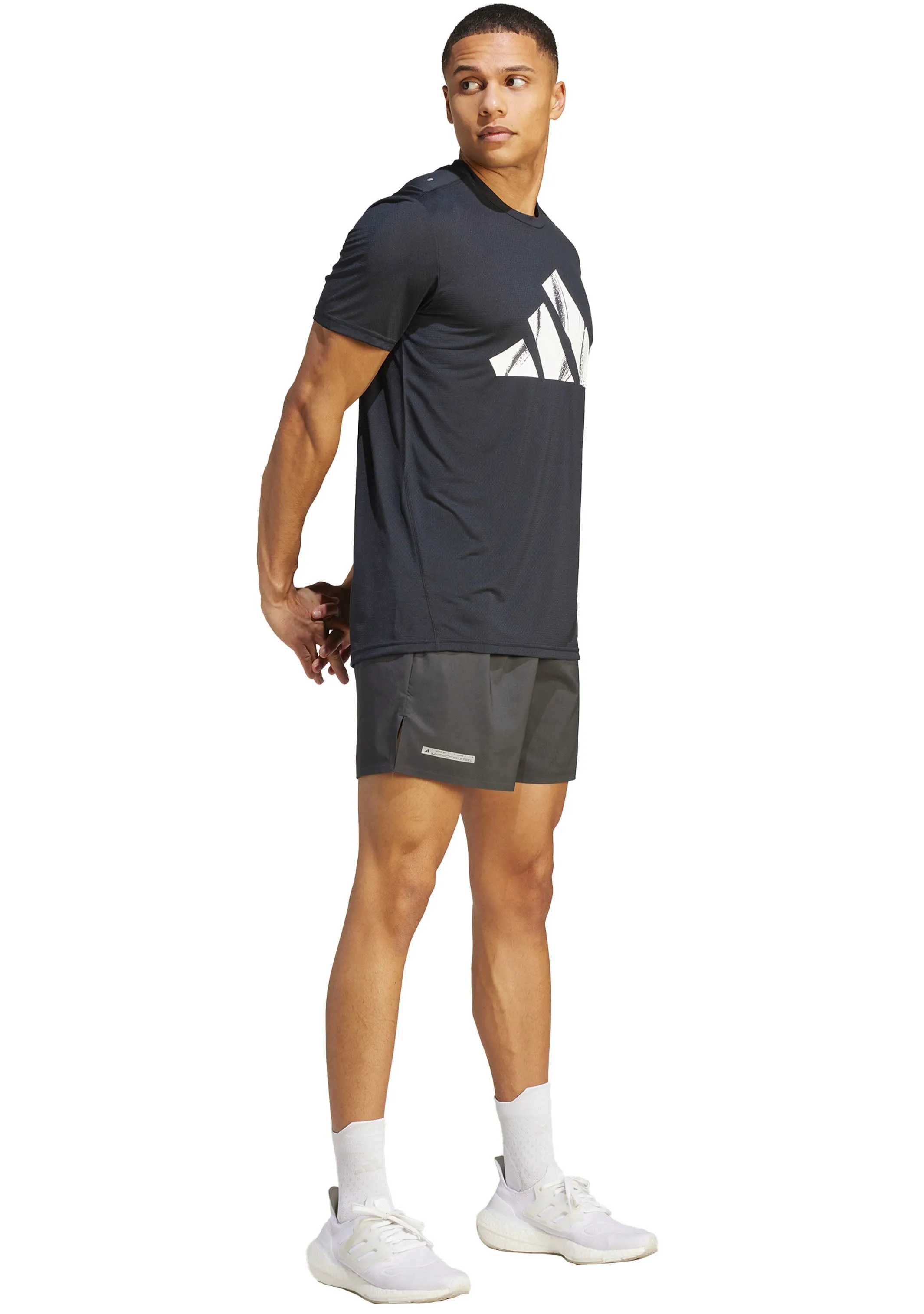 Adidas Mens Brand Love Run It Tee <br> HZ4512