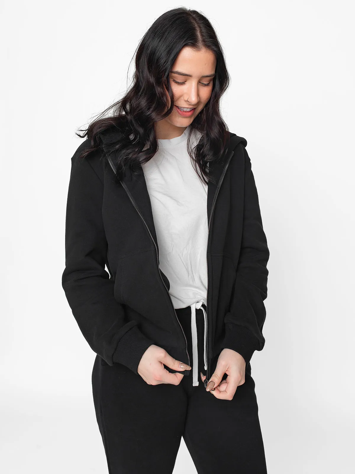 Adult Classic Zip Hoodie - Black