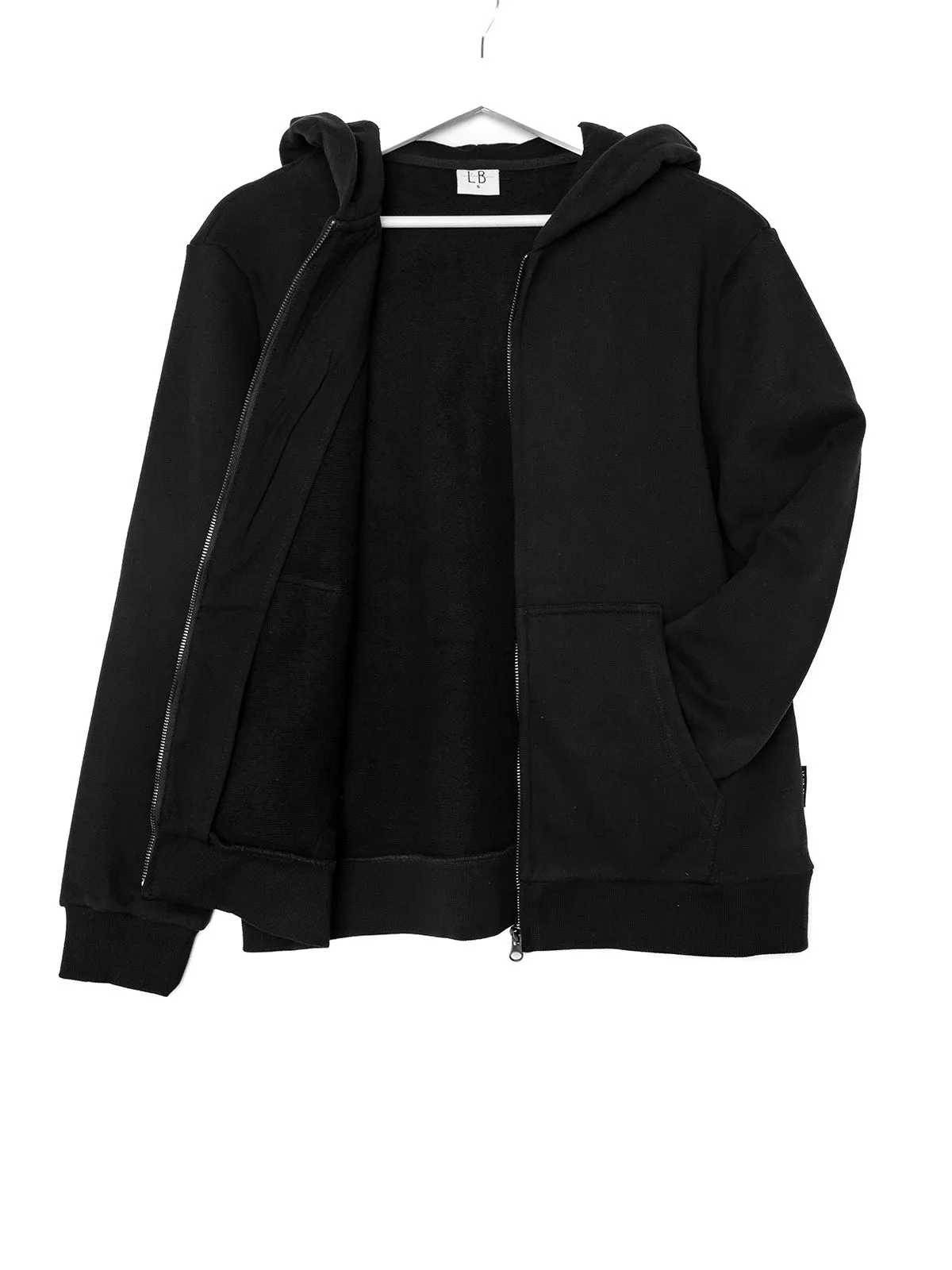 Adult Classic Zip Hoodie - Black