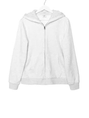 Adult Classic Zip Hoodie - Light Heather Grey