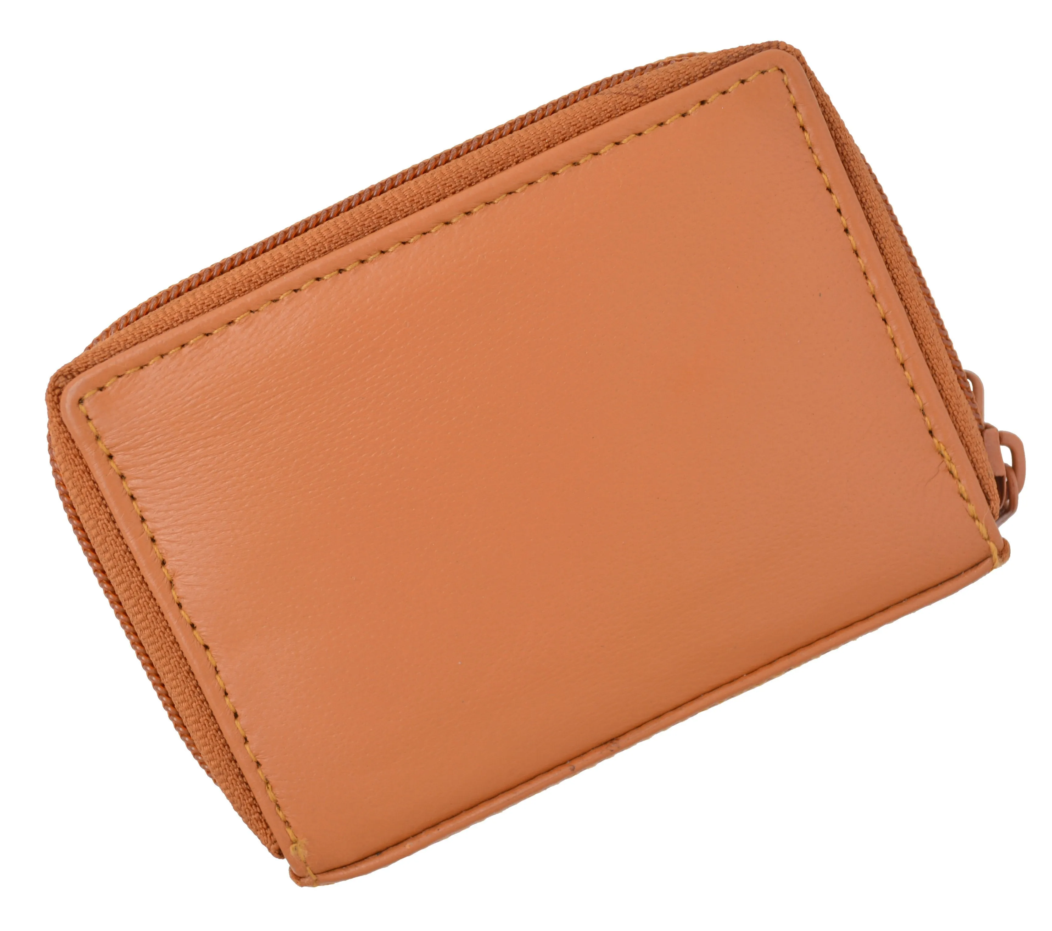 AFONiE- Leather Secure Cards Holder Wallet