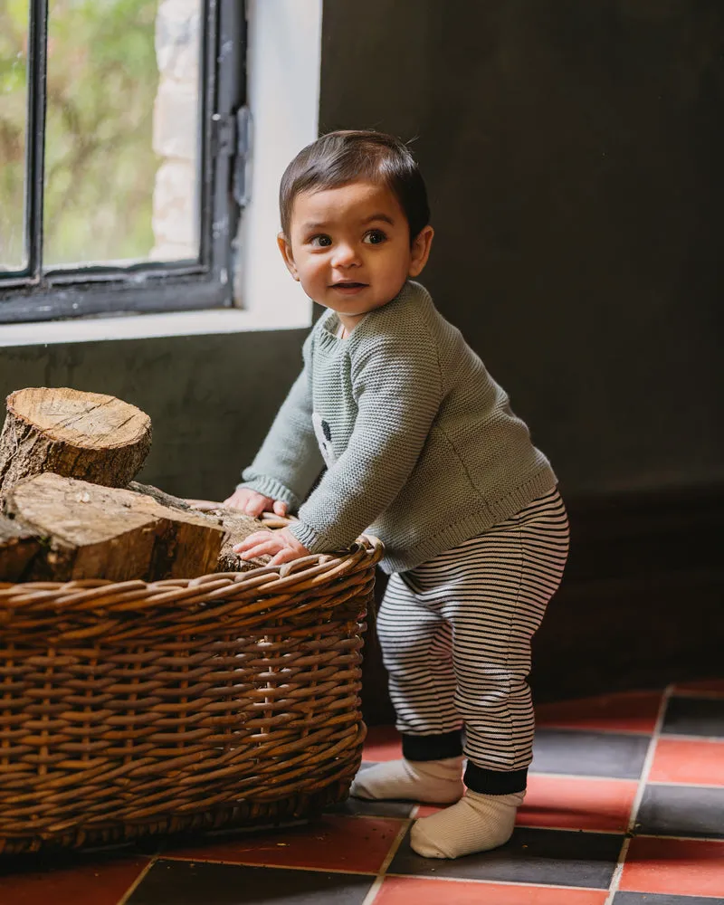 ANGUS STRIPE KNITTED LEGGINGS