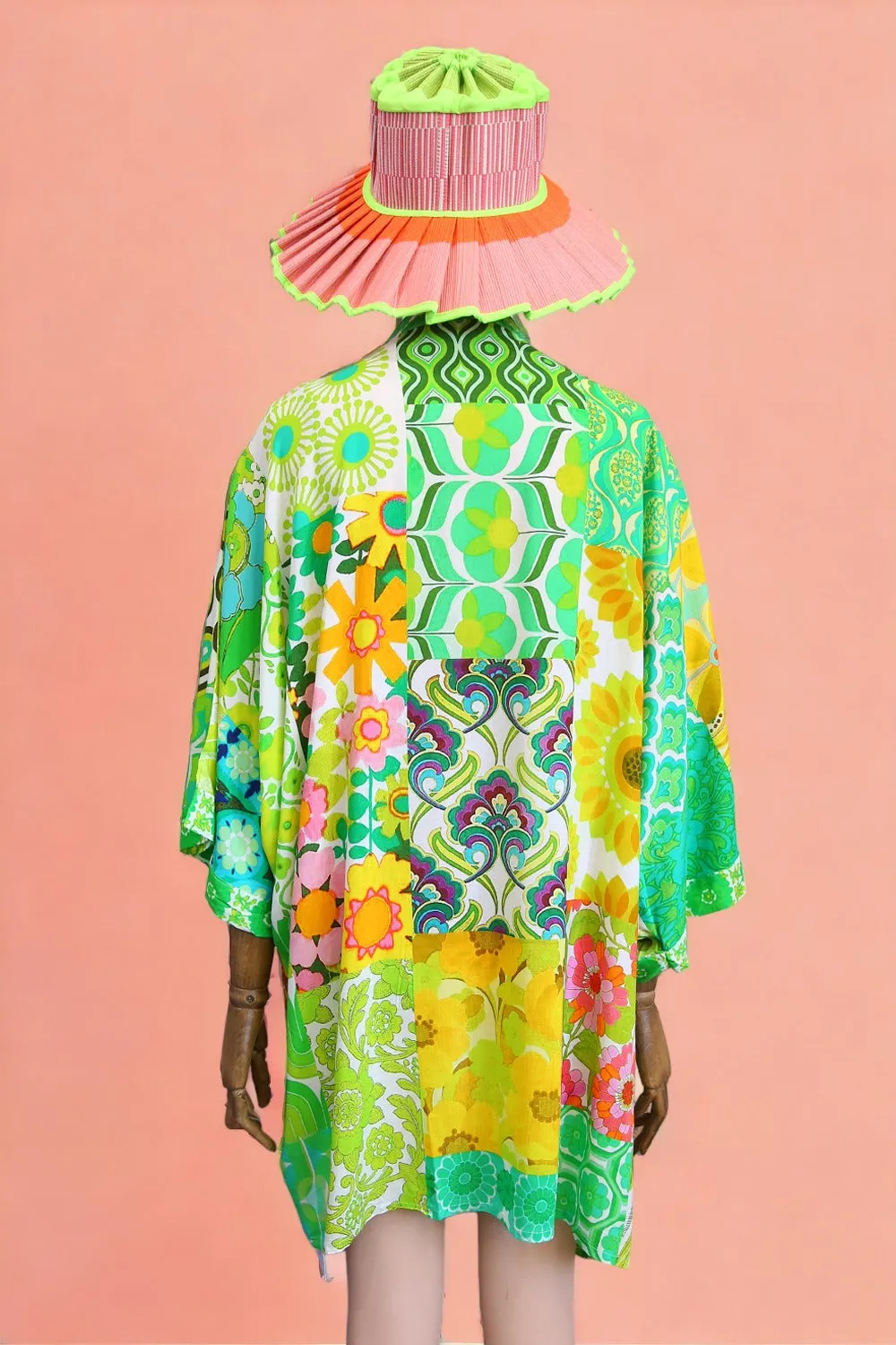 ANNA CHANDLER KIMONO SEVENTIES GREEN