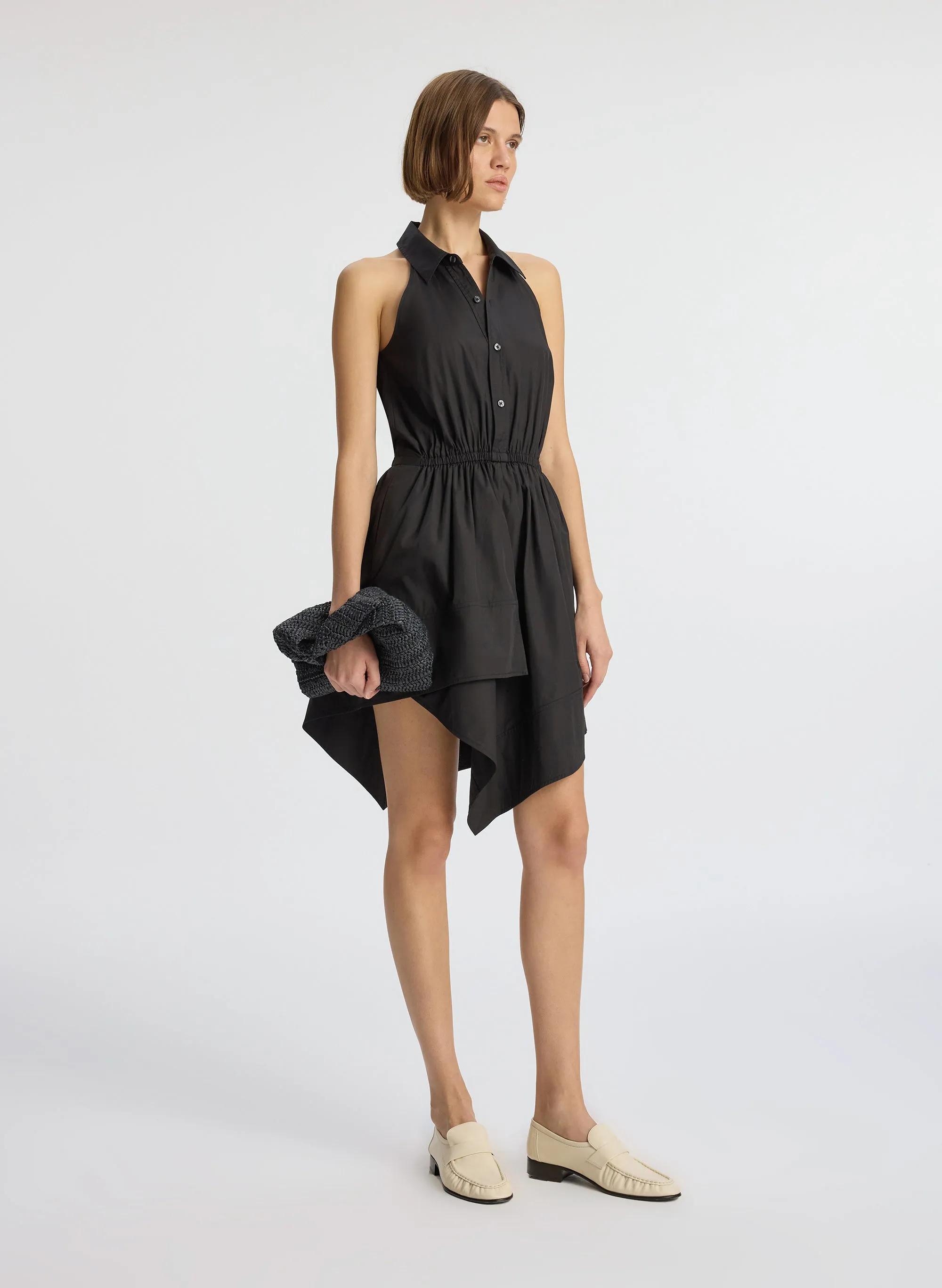 Aria Poplin Mini Shirtdress