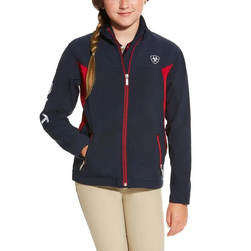 Ariat Youth New Team Softshell Navy