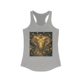 Aries zodiac Women's Ideal Racerback Tank