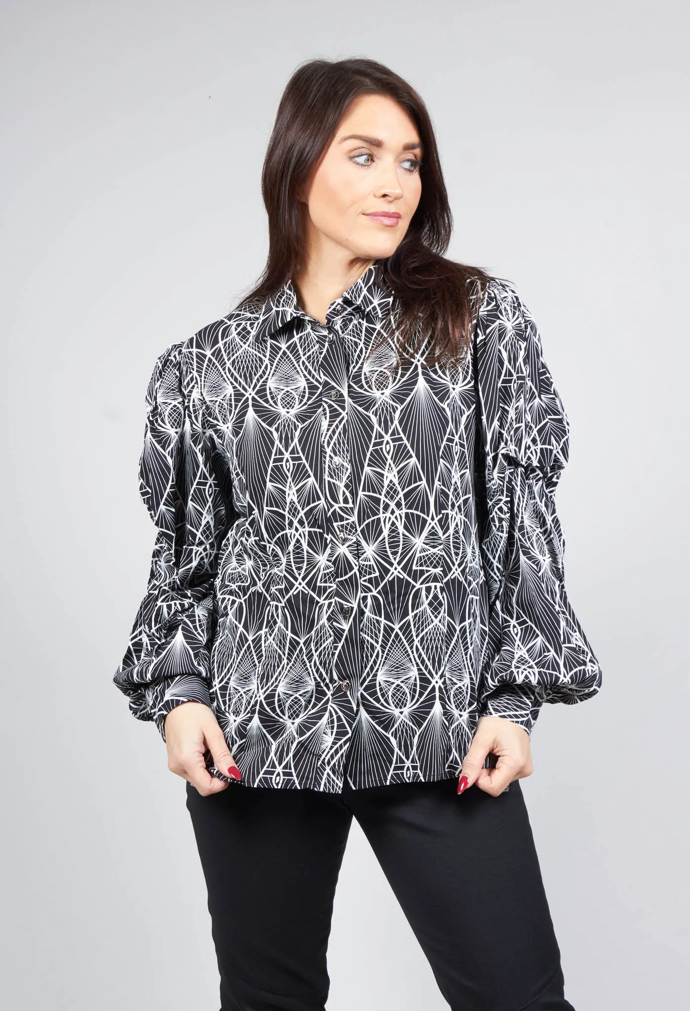 Aztec Shirt in Black