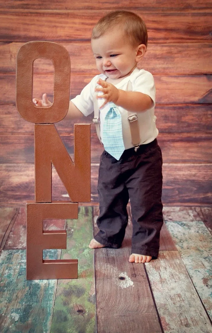 Baby Boy Clothes - Baby Gift Set - Baby Shower Gift - Newborn Gift - Bow Tie - Newborn Bow Tie - Vest - Plaid - Tan - Khaki - Baby Shirt - Toddler