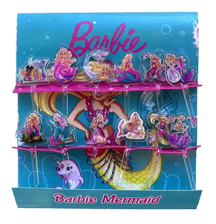 Barbie Mermaid Acrylic Food Picks