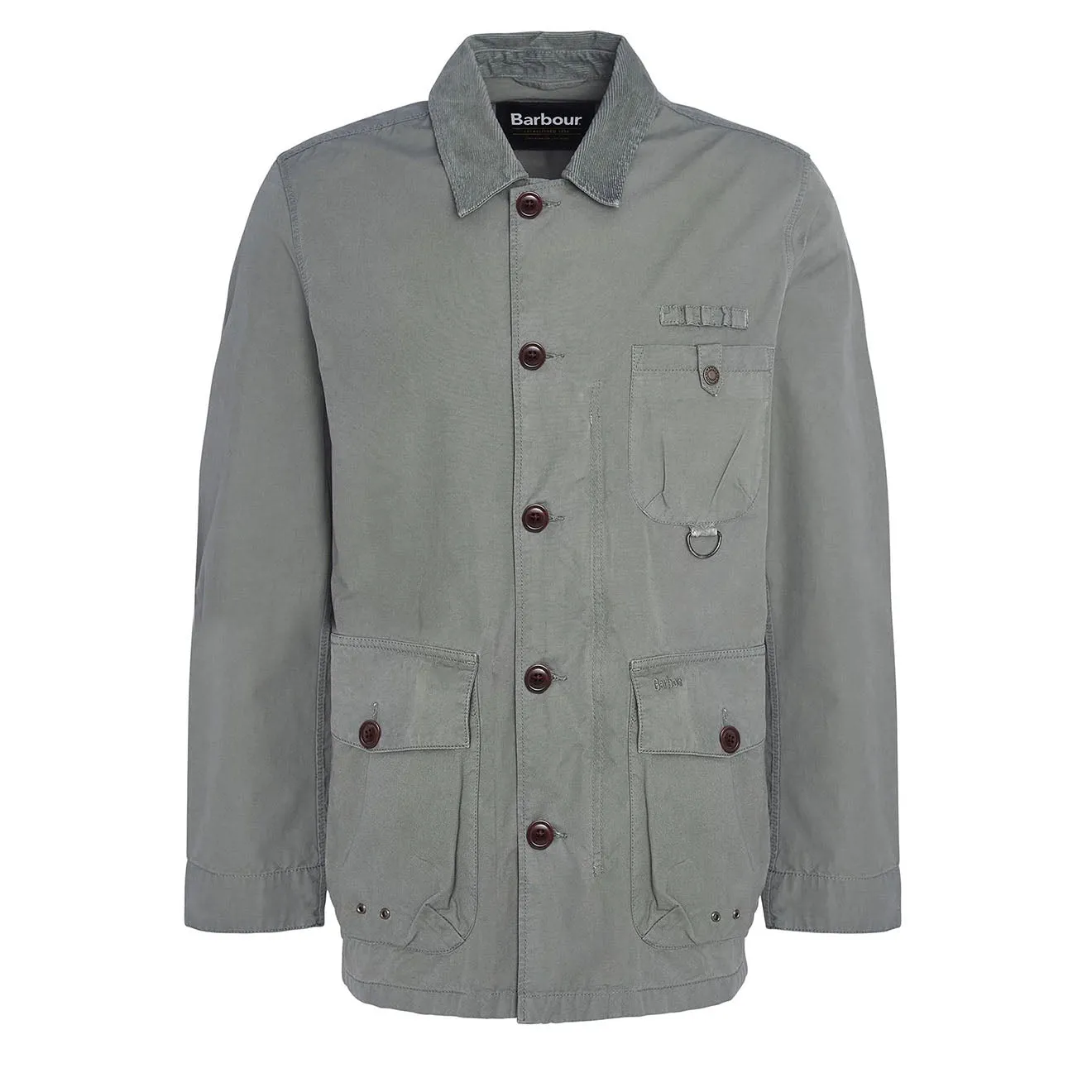 Barbour Cotton Salter Overshirt Agave