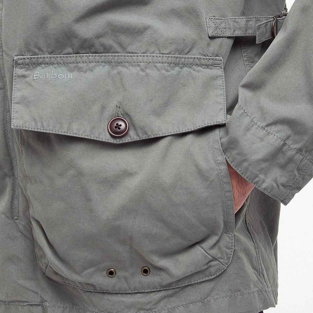 Barbour Cotton Salter Overshirt Agave