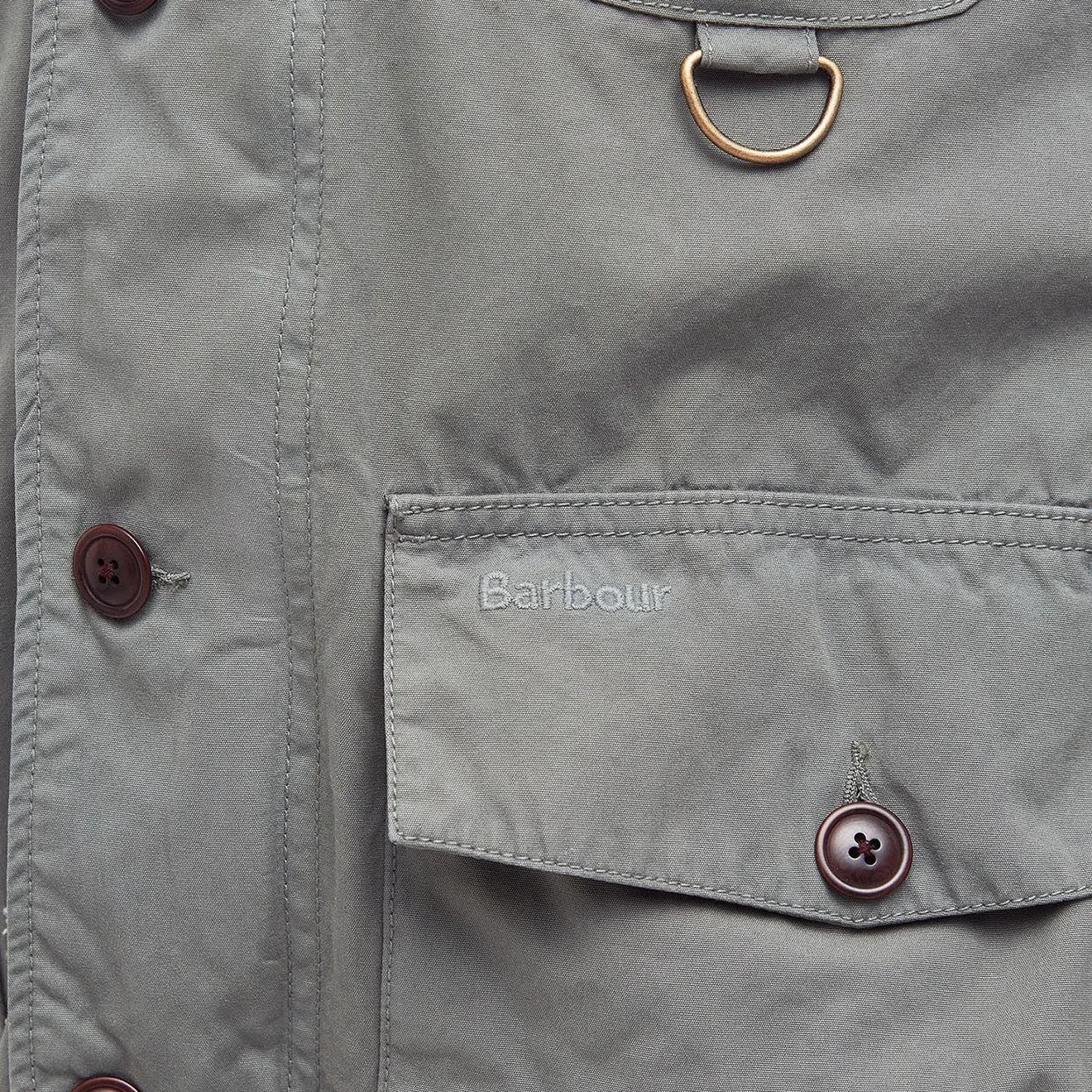 Barbour Cotton Salter Overshirt Agave