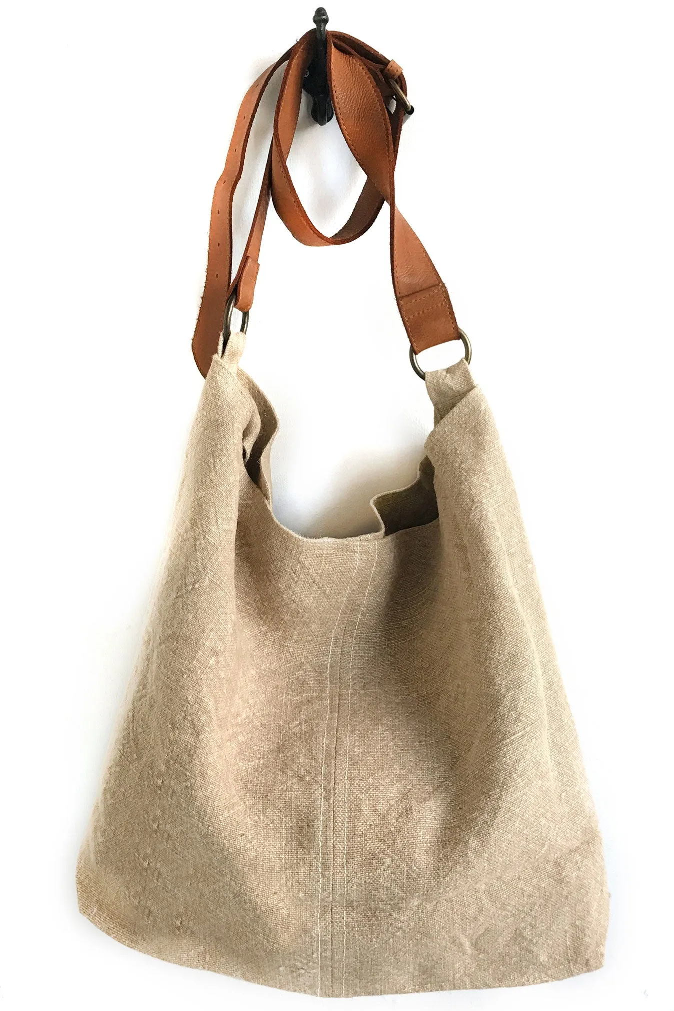 Beach Jute Slouchy Bag - Natural