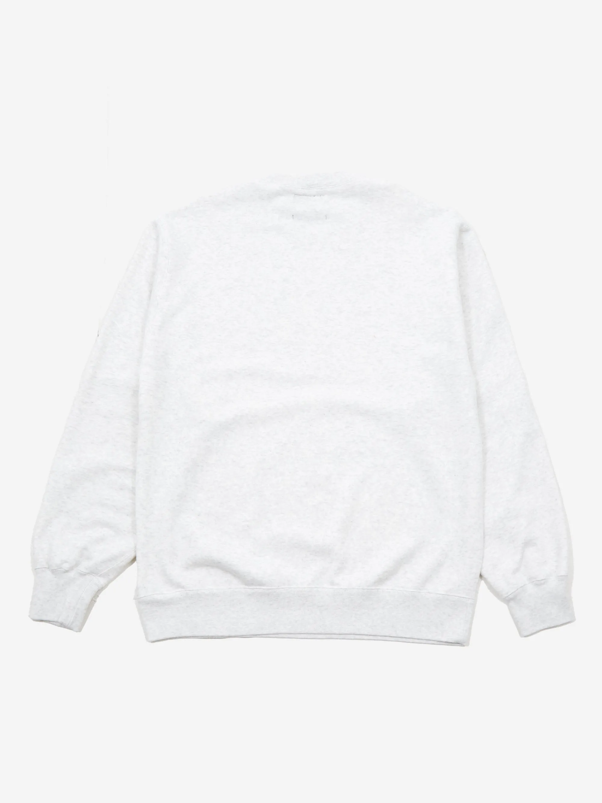 Beams Plus Crewneck Sweater - Ash