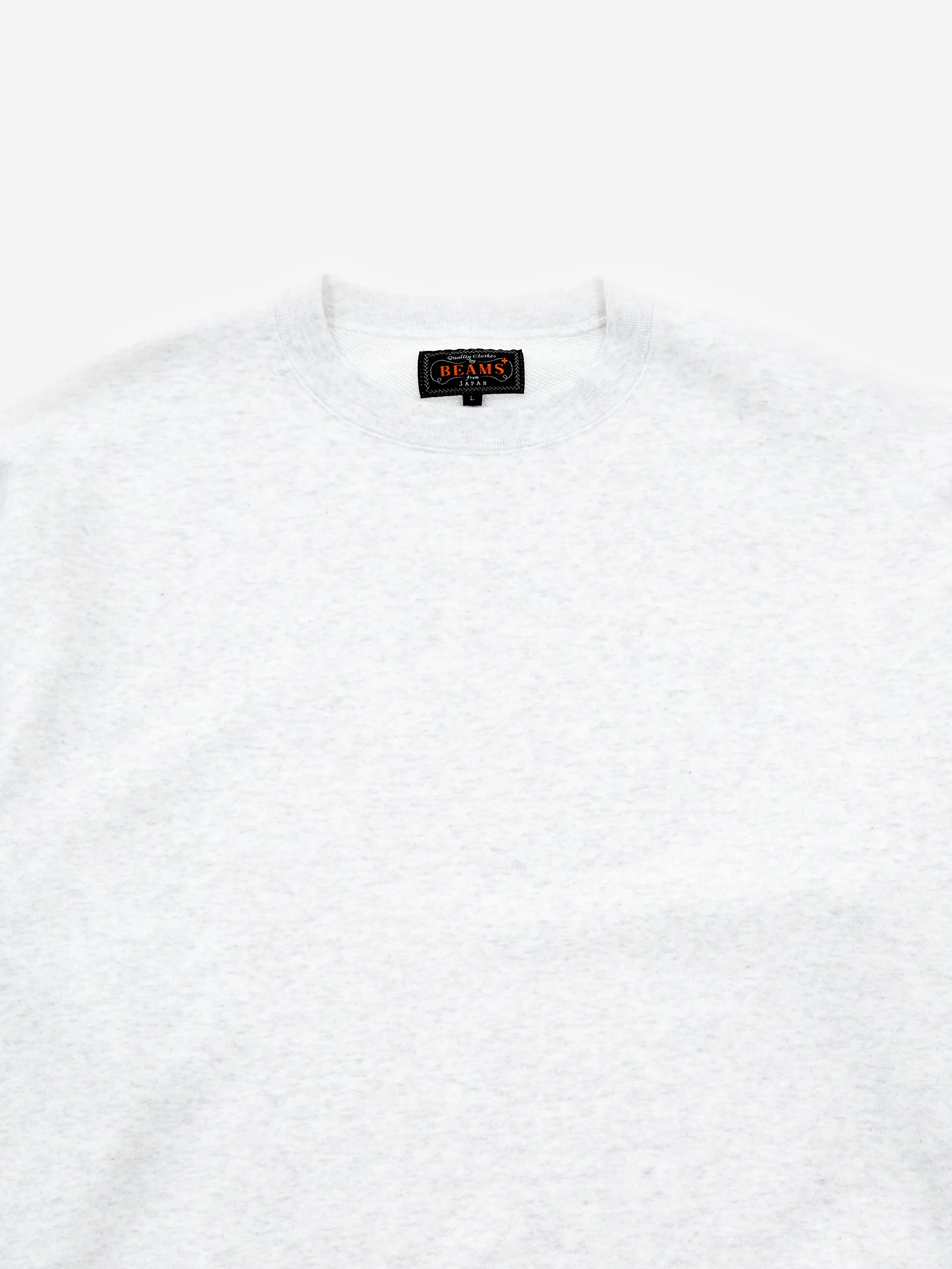 Beams Plus Crewneck Sweater - Ash