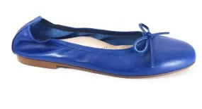 Beberlis Leather Blue Flats