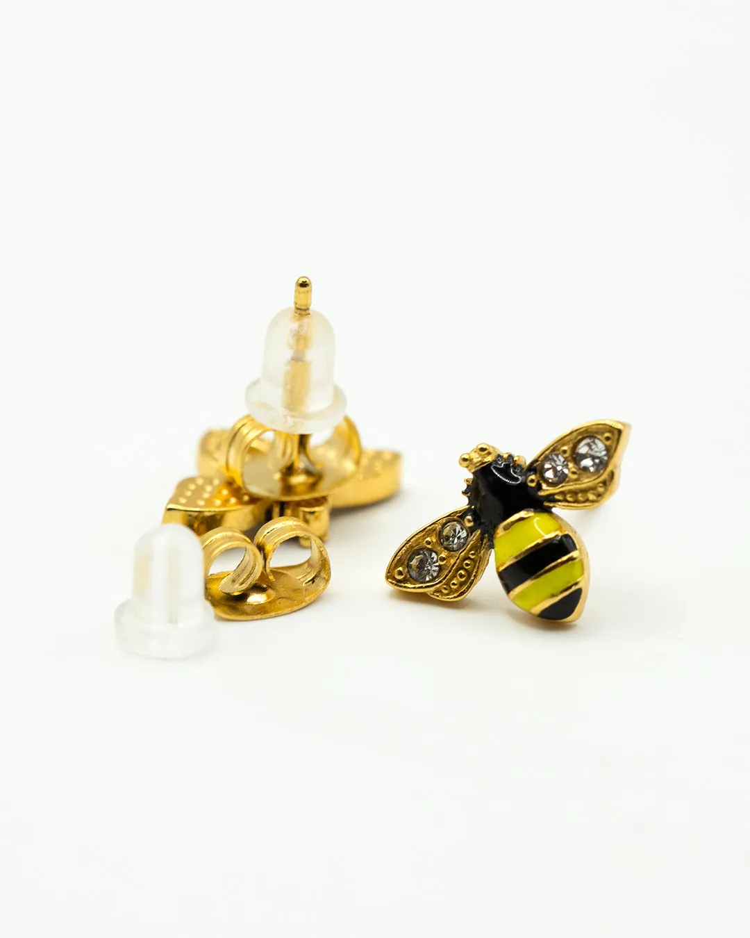 Bee Gold Earrings