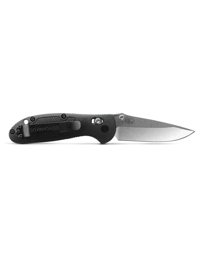 Benchmade Mini Griptilian | Black Grivory | Drop-Point