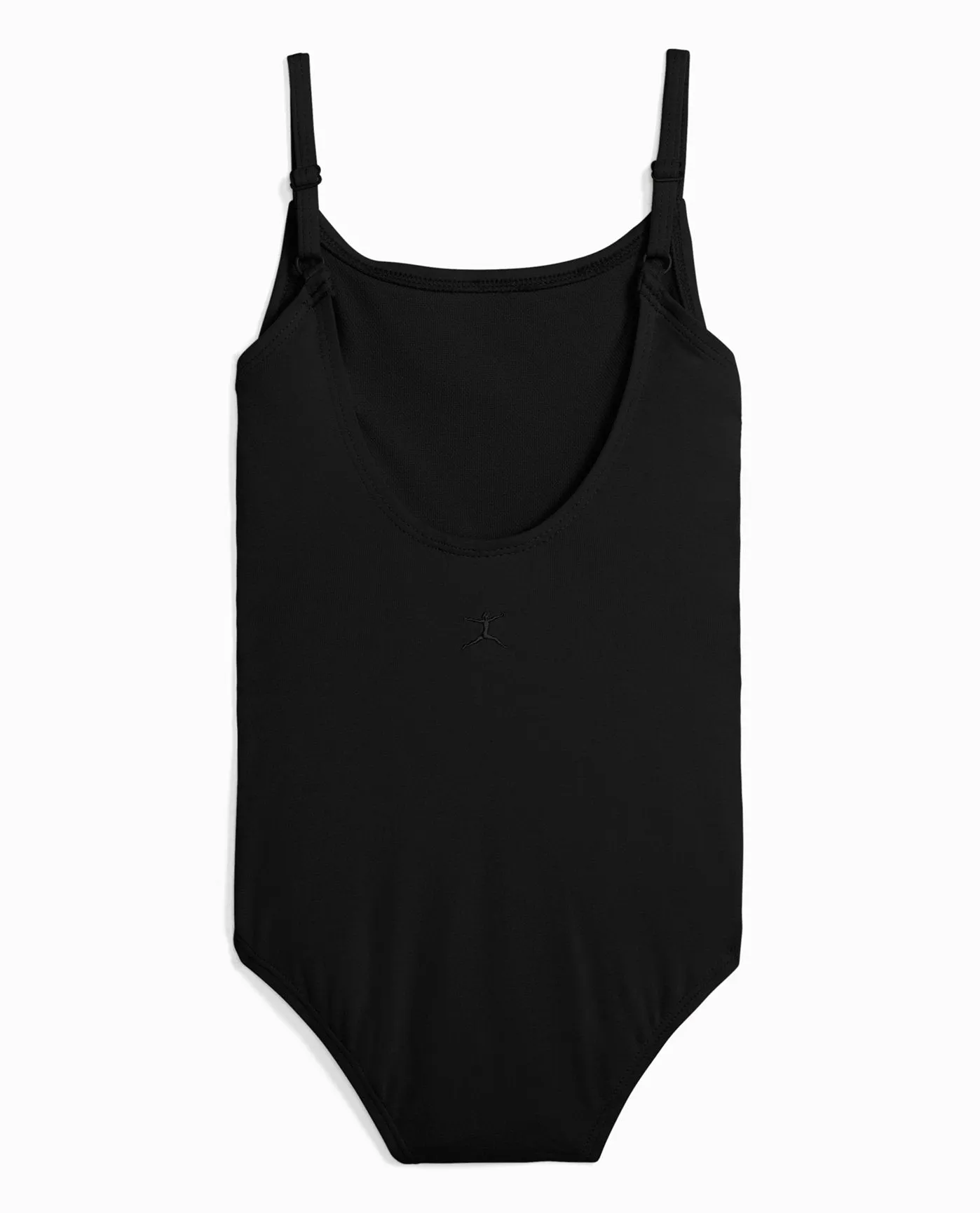 Black Girl's Cotton Camisole Leotard