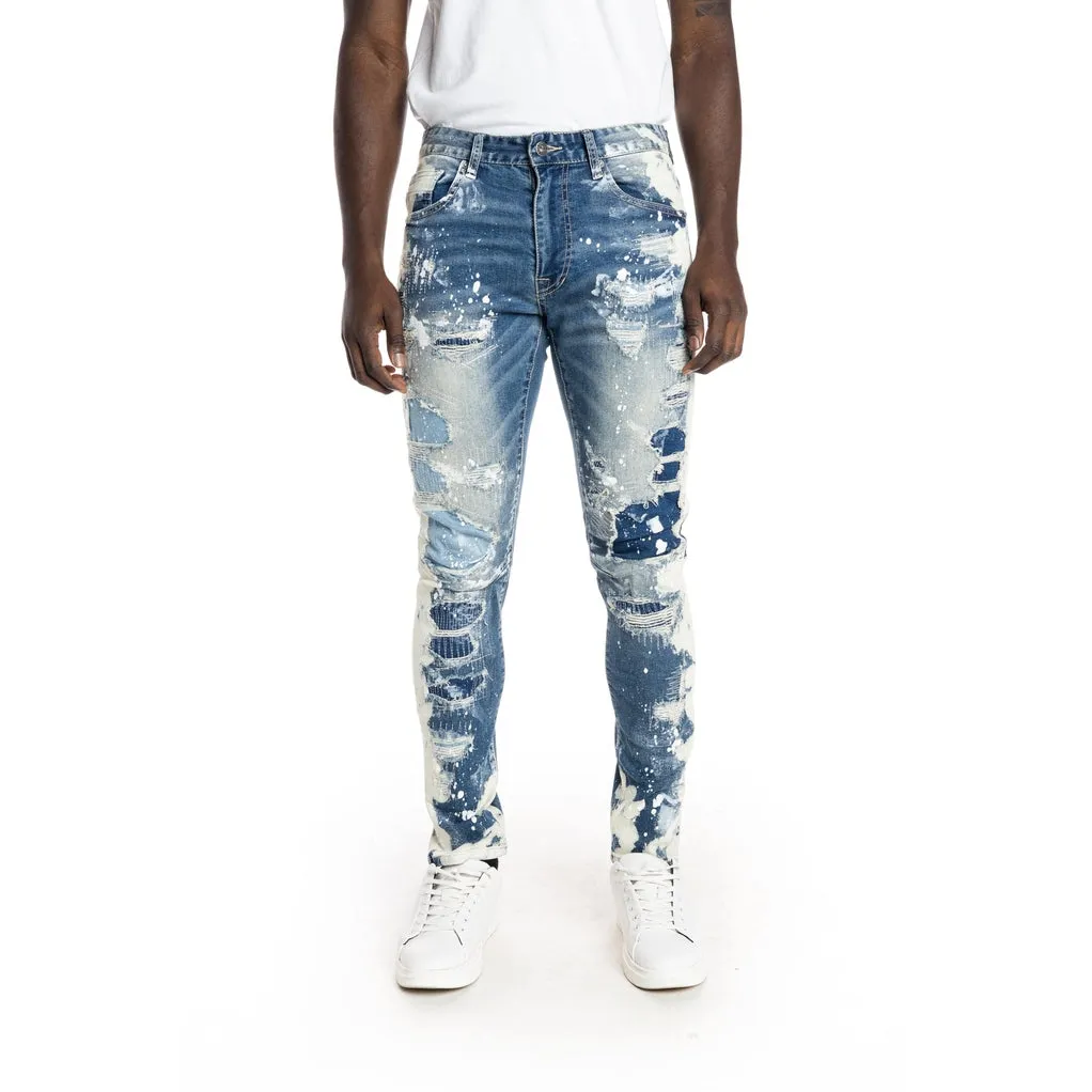 Bleach Fashion Jeans -Marshall Blue