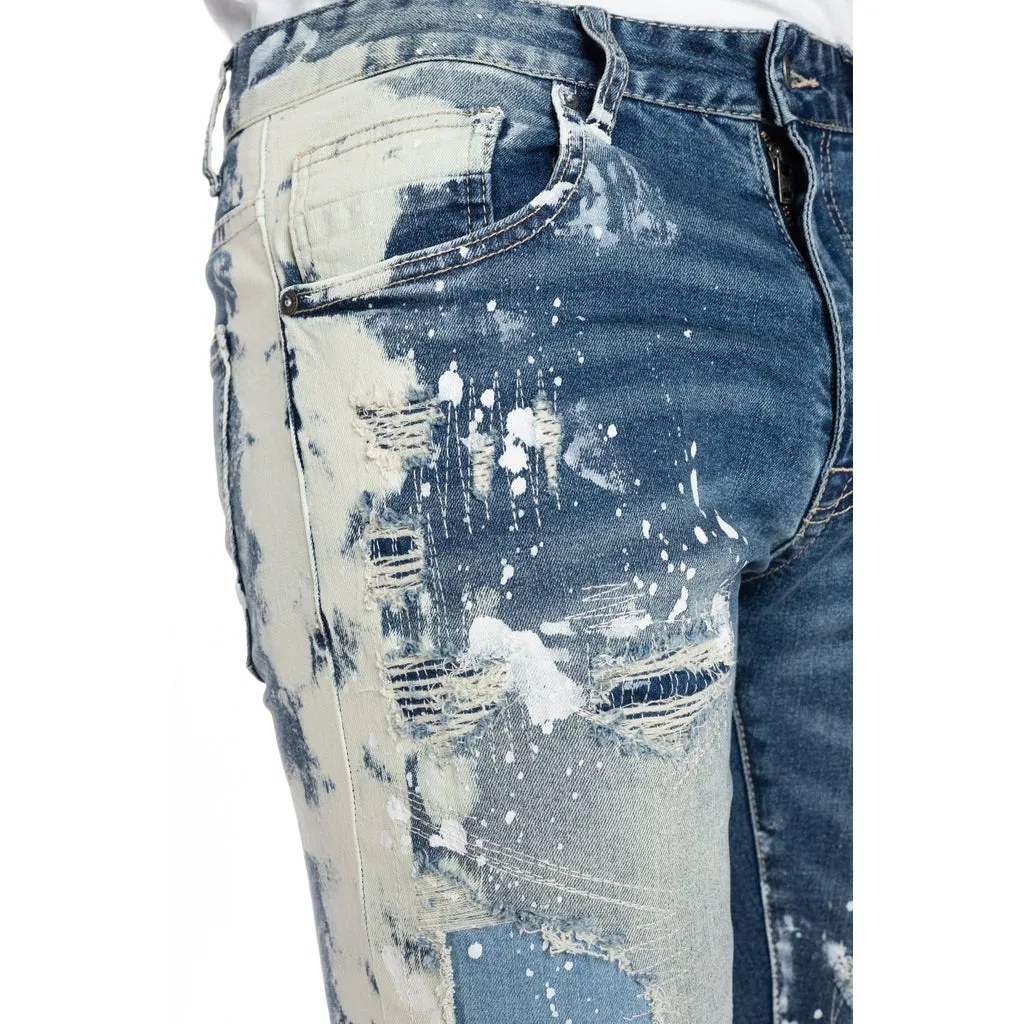 Bleach Fashion Jeans -Marshall Blue