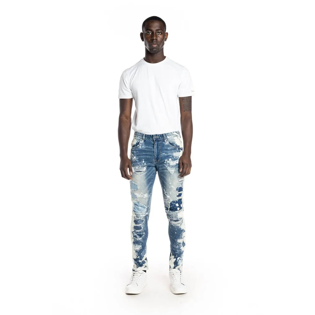 Bleach Fashion Jeans -Marshall Blue