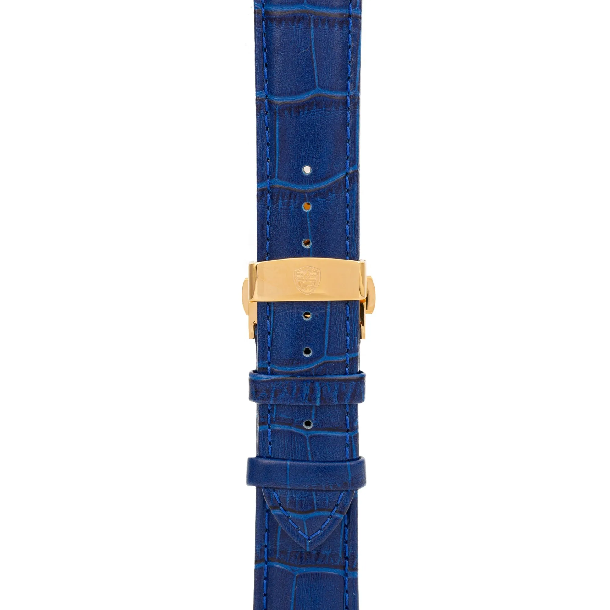 Blue Calfskin Leather Band