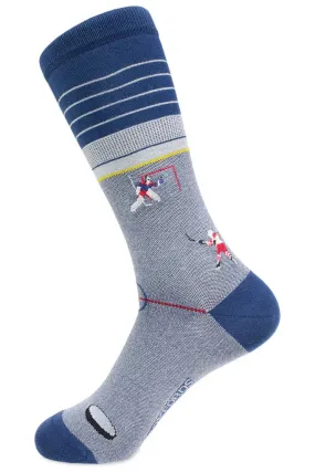 Blue Ice Hockey Socks