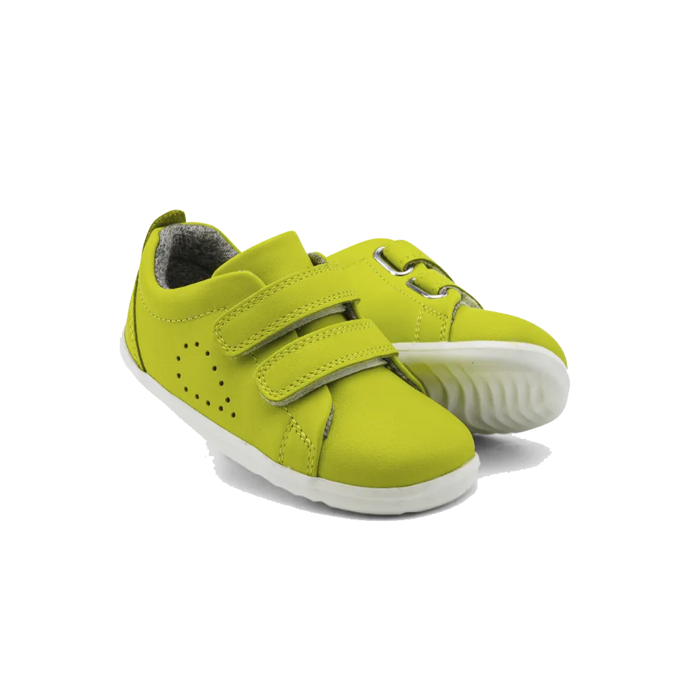 Bobux Step Up Grass Court Lime Trainer