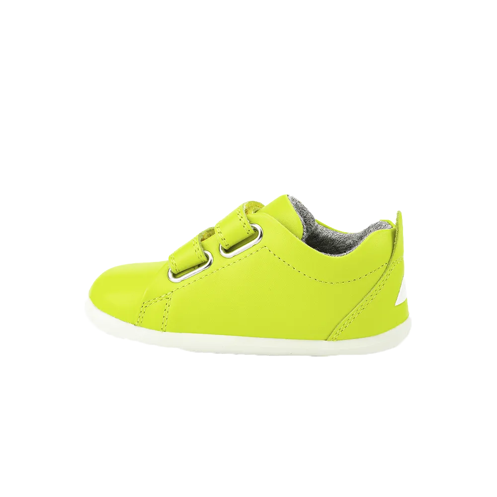 Bobux Step Up Grass Court Lime Trainer