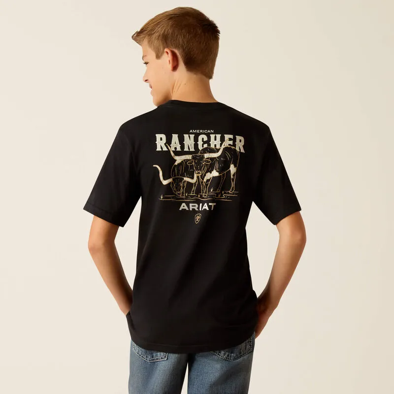 Boy's Ariat American Rancher T-Shirt