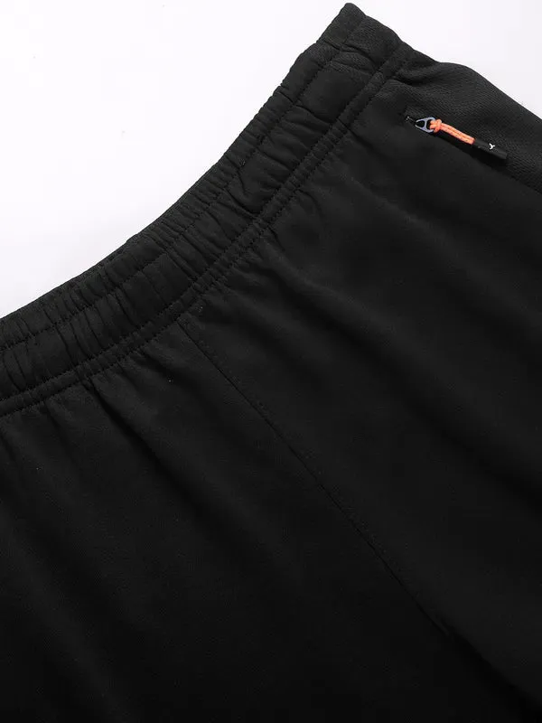 Boys Solid Slim Fit Shorts with TECHNO GUARD