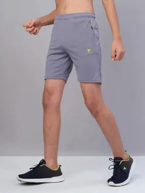 Boys Solid Slim Fit Shorts with TECHNO GUARD