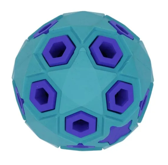 Bud'z Rubber Astro Ball - Starry Blue Dog Toy (3)