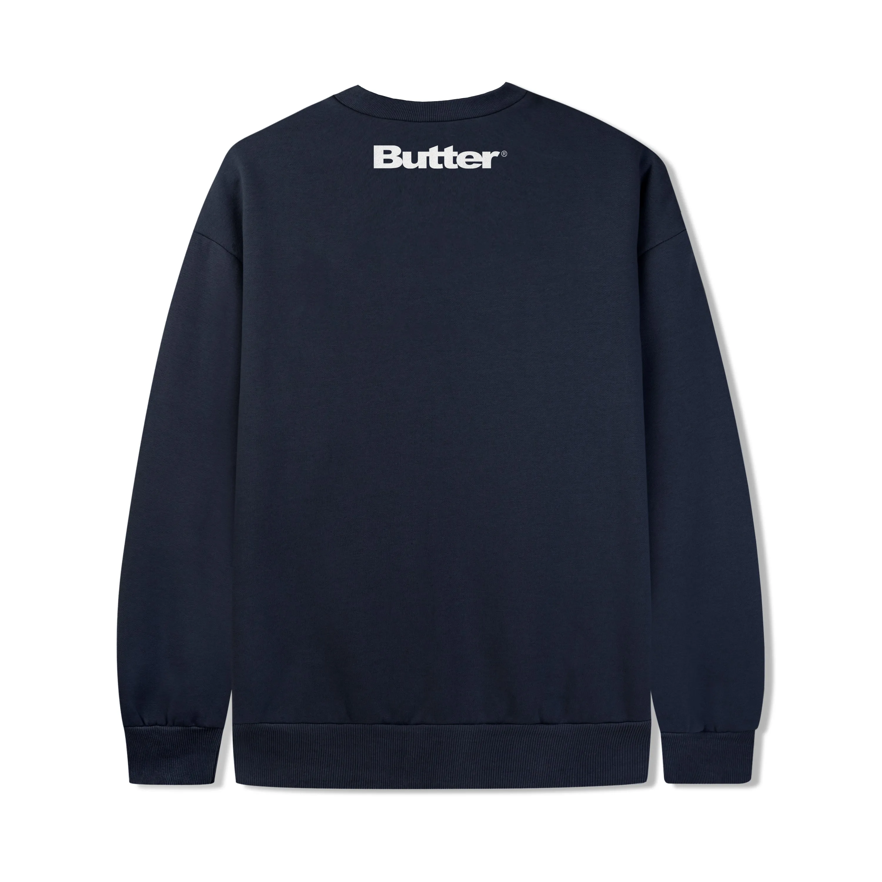 Butter Goods x Blue Note Records Logo Felt Applique Crewneck - Navy