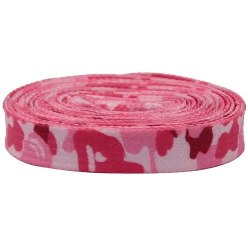 Camouflage Pink Print Laces