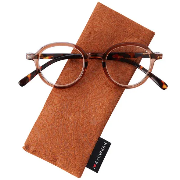 Chai Reader in brown/tortoise Strength 2.50