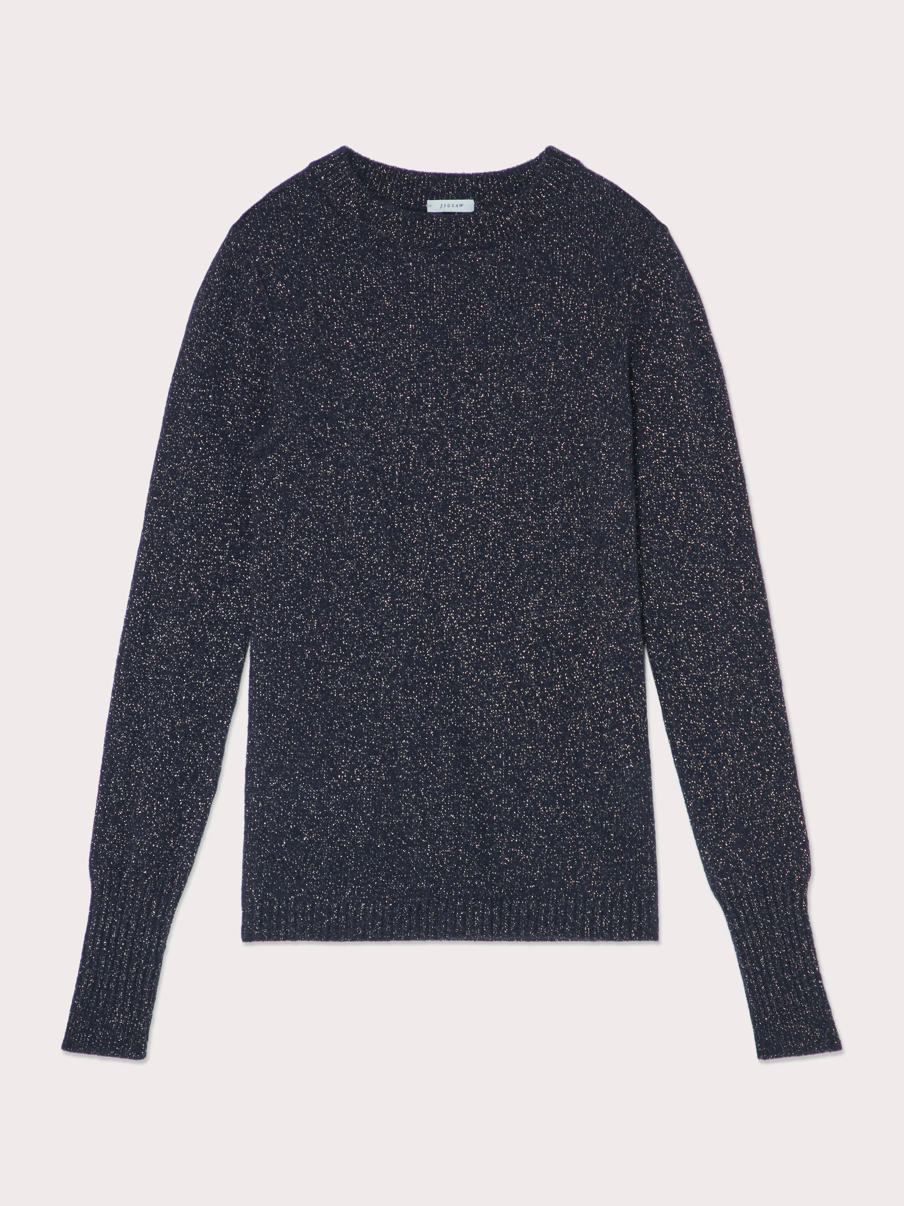 Cloud Cashmere Sparkle Jumper | Navy