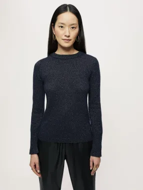 Cloud Cashmere Sparkle Jumper | Navy