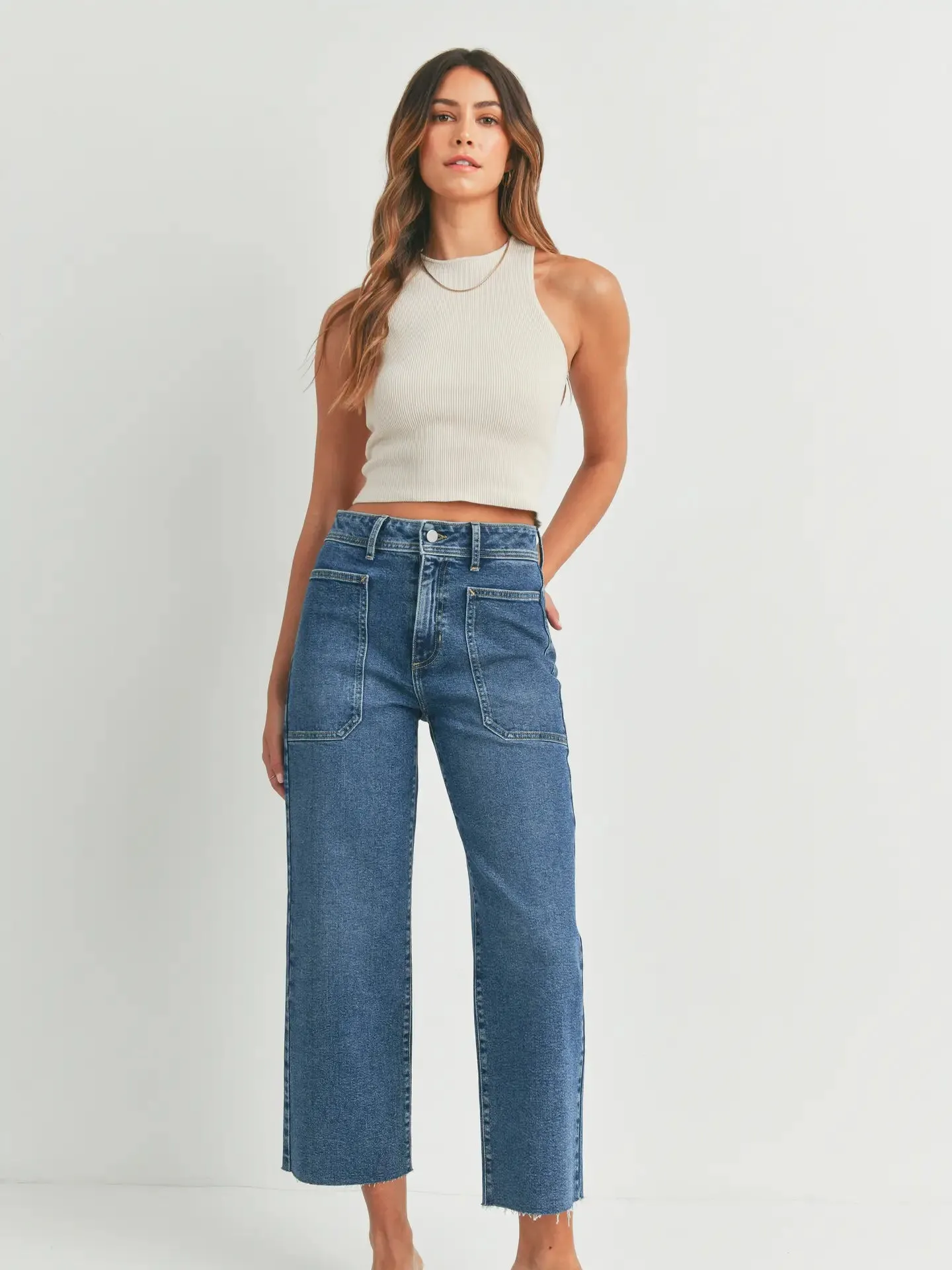 Coffee Talk Utility Jeans